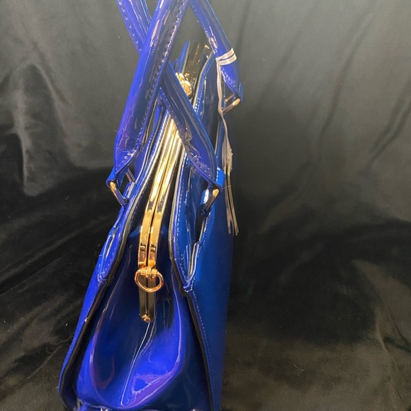 NWT Vegan, Royal Blue Purse - Picture 3 of 7